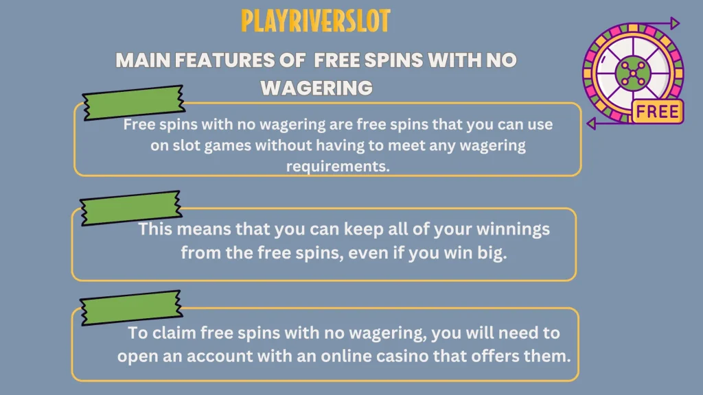 Free Spins with No Wagering